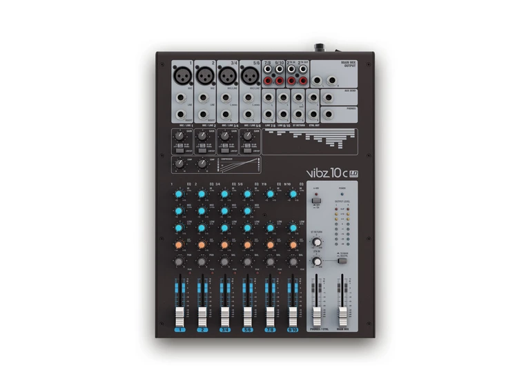 LD Systems VIBZ 10 C 10 ch. Mixing Console with Compressor 